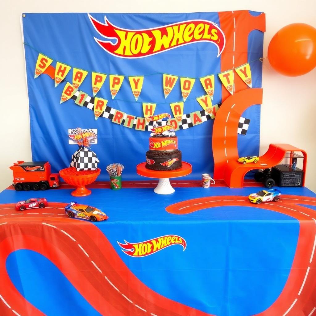 Tema de festa Hot Wheels
