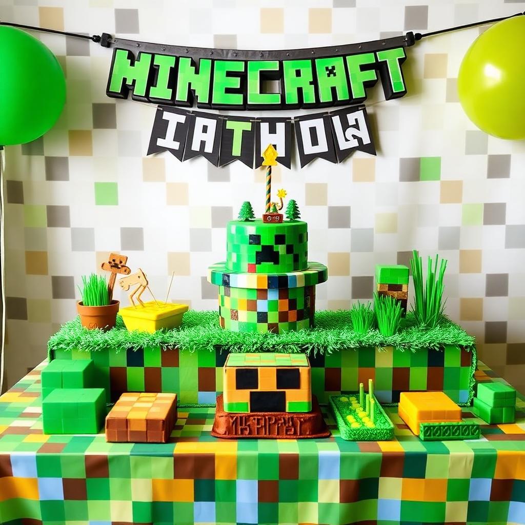 Tema de festa Minecraft
